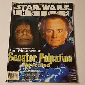Star Wars Insider Magazine #37 (Jan 1998) - Ian McDiarmid Palpatine Cover 